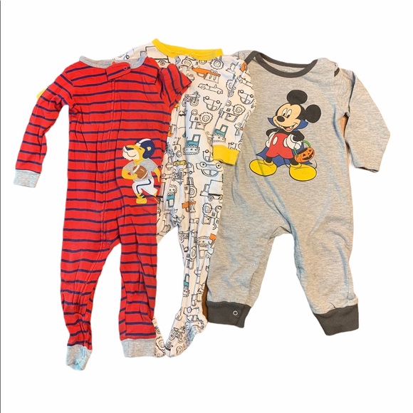 Baby Sleepers 12 month 3 pack! +BONUS 9 M sleeper - Picture 1 of 11